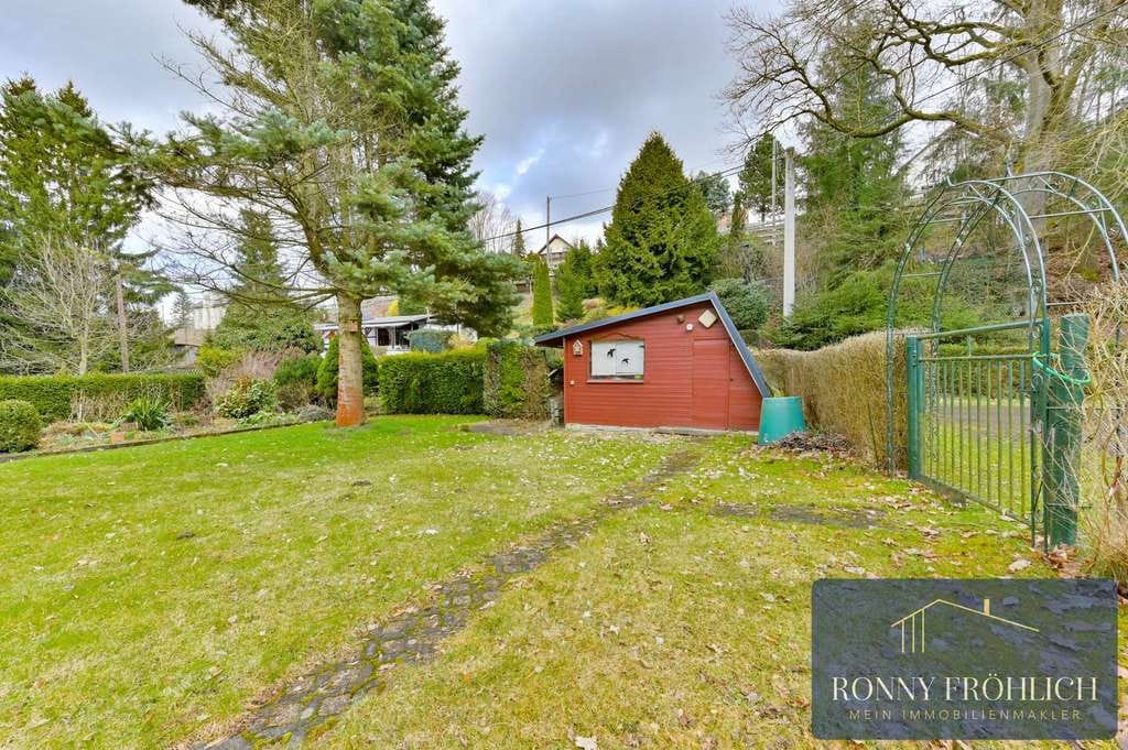 Immobilie in Burkhardtsdorf - ganzjährig nutzbar Wochenendhaus Burkhardtsdorf Gartenbungalow mit Möbeln & Technik Pachtgrundstück - Bild 2