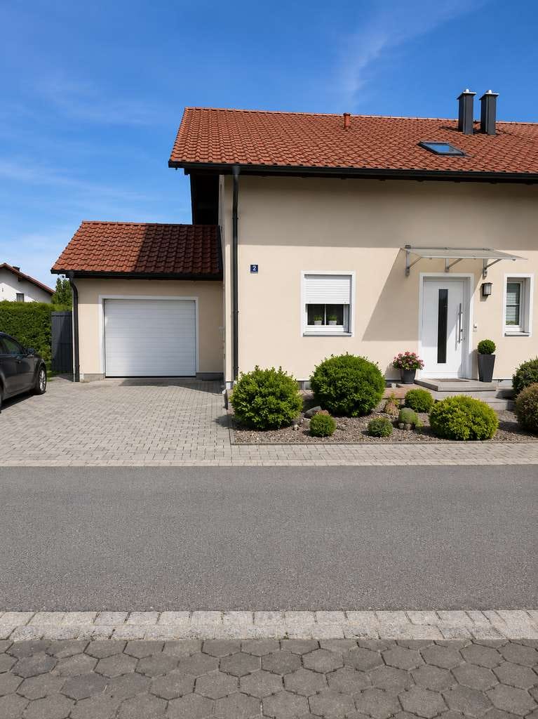 Immobilie in Künzing - Gepflegte vermietete Doppelhaushälfte mit Garten, Terrasse, Garage & Keller! - Bild 2