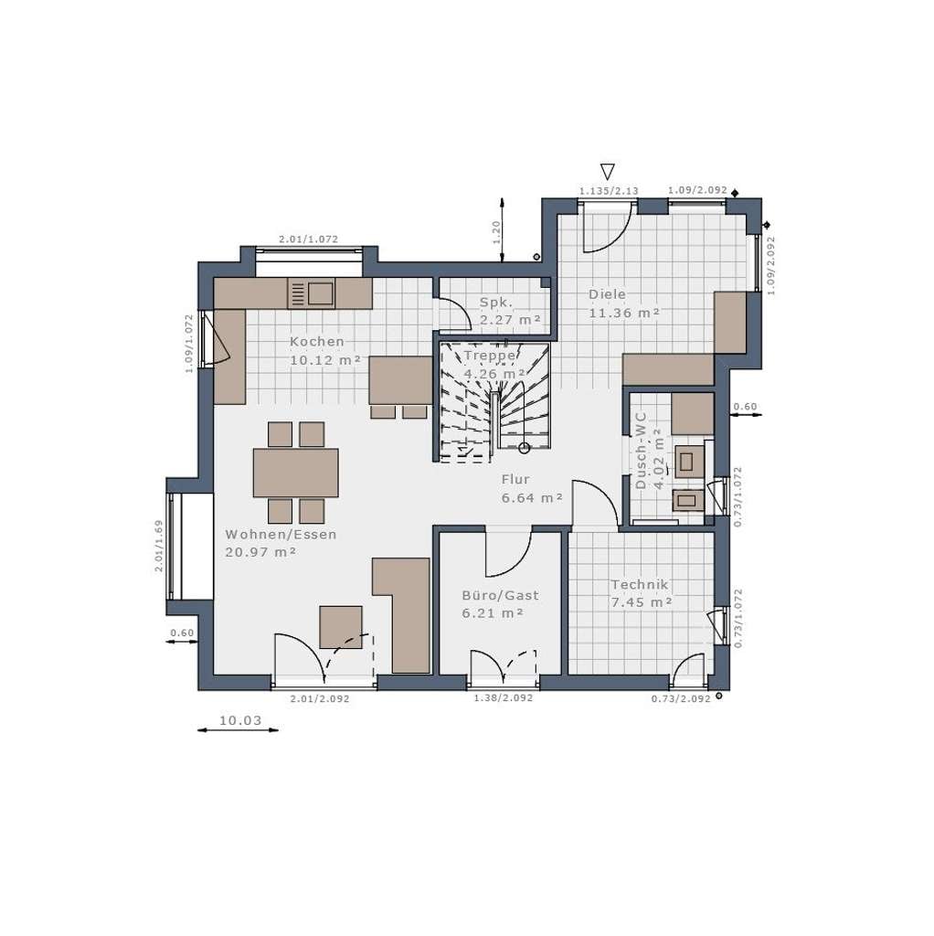 Immobilie in Alleshausen - Viel Platz für Sie und Ihre Kinder - ein Traumhaus mit großem Grundstück und Förderung - Bild 4