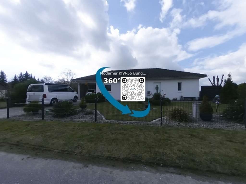 Immobilie in Obere Warnow - Moderner KfW-55 Bungalow mit großem Grundstück und Photovoltaik in Obere Warnow - Bild 0