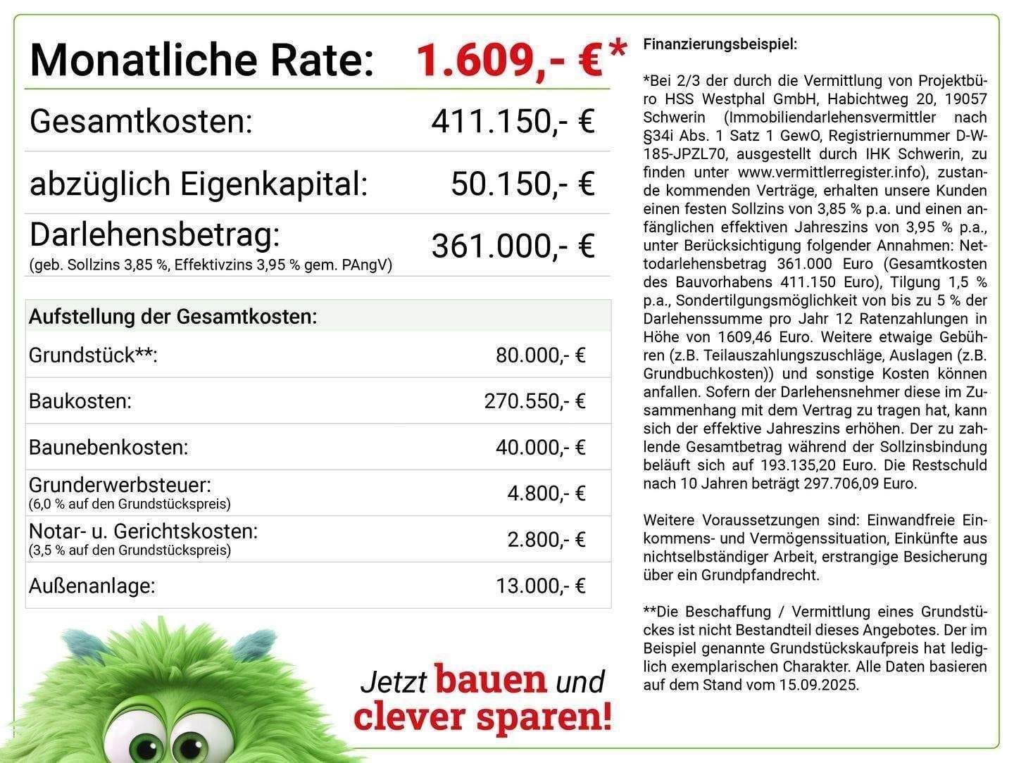Immobilie in Benz - Familienfreundlich wohnen: Nordic 143, Klinker inklusive, zum kleinen Preis - Bild 2