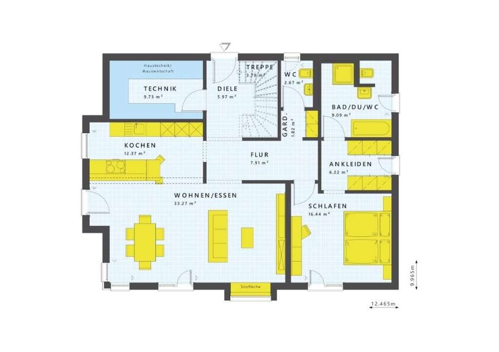 Immobilie in Waldachtal - INKLUSIVE GRUNDSTÜCK! Ganz viel Platz für die Familie! Effizienter Neubau von LivingHaus! - Bild 1