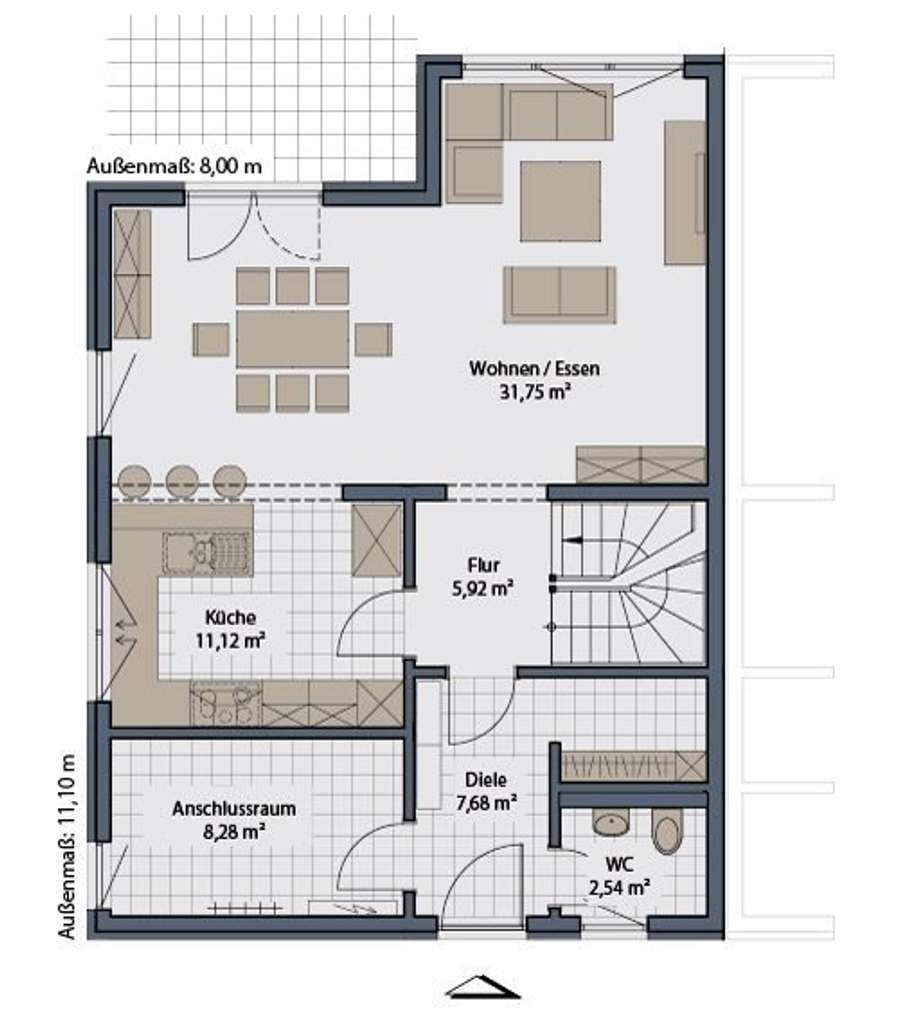 Immobilie in Westheim - Haus mit Grundstück – Westheim, kleine neue Community in ruhiger, zentraler Lage, ideal für Familien - Bild 4