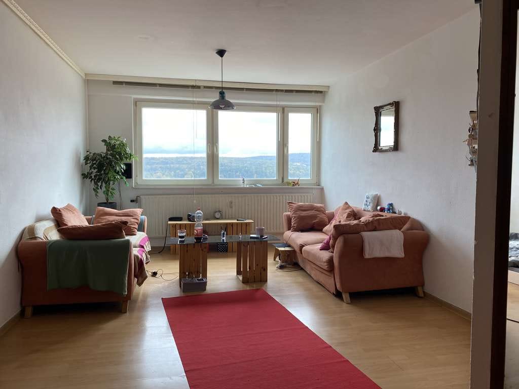Immobilie in Kaiserslautern - Helle 3-Zimmer-Stadtwohnung mit Garage und tollem Ausblick über die Stadt - Bild 1