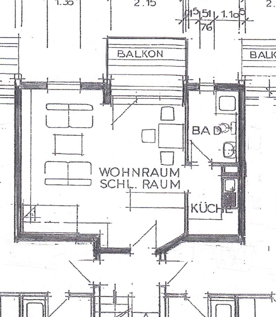 Immobilie in Waldböckelheim - Jetzt selbst einziehen: Hochwertig sanierte 1-ZKB mit Balkon + Stellplatz in schöner Wohnlage - Bild 3