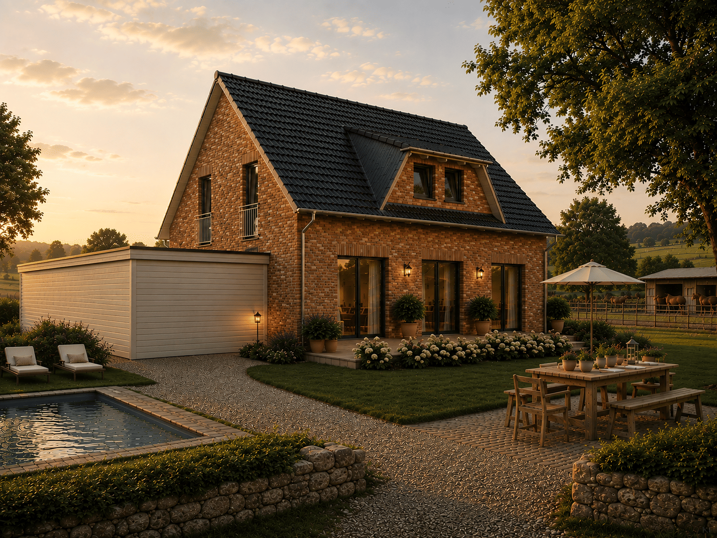 Immobilie in Lewitzrand - Raus aufs Land! 3.000 m² für Haus und Pferde + optional 4 ha Weideland - Bild 1