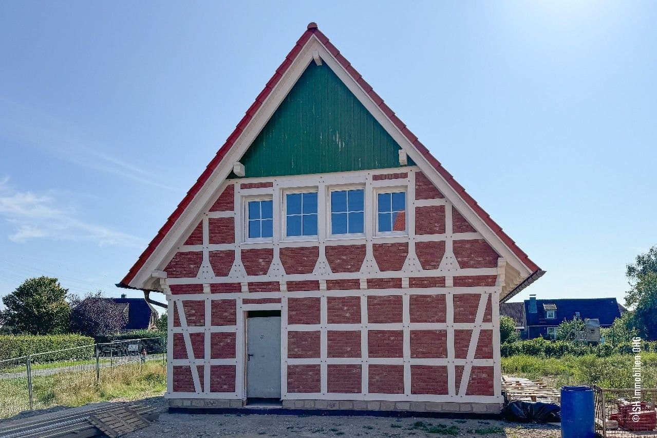Immobilie in Hollern-Twielenfleth - PROVISIONSFREI: Neubau eines stilvollen Fachwerkhauses im schönen Alten Land - Bild 1