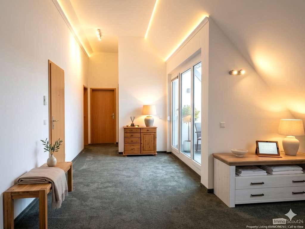 Immobilie in Doberschau-Gaußig - Dobruša-Huska - Modernisierte Dachgeschosswohnung mit Balkon nahe Bautzen - Bild 2