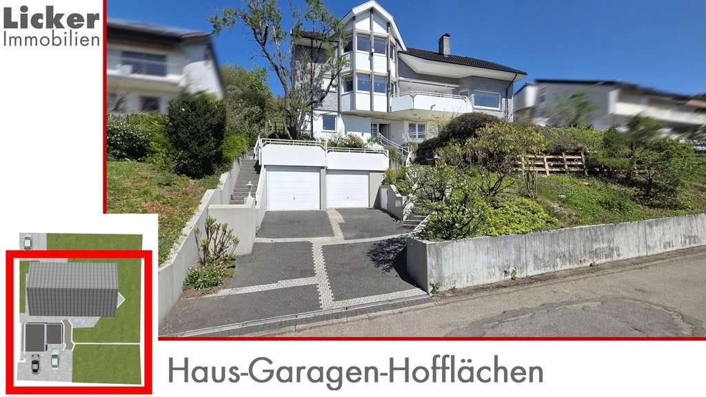 Immobilie in Auenwald - Villa mit Hallenbad und ELW, in bester Aussichtslage - Bild 2