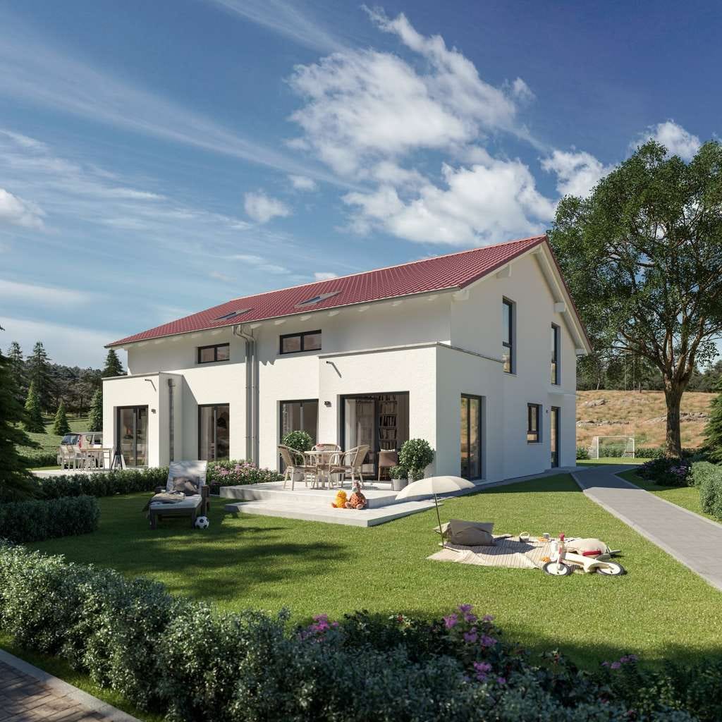 Immobilie in Löffingen - schöner wohnen in einer Doppelhaushälfte exclusiv von Living Haus - Bild 0