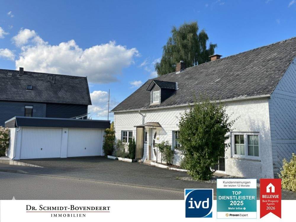 Immobilie in Weitefeld - Sofort bezugsbereites Einfamilienhaus mit 124 m² Wohnfläche auf idyllischem Grundstück! - Bild 0