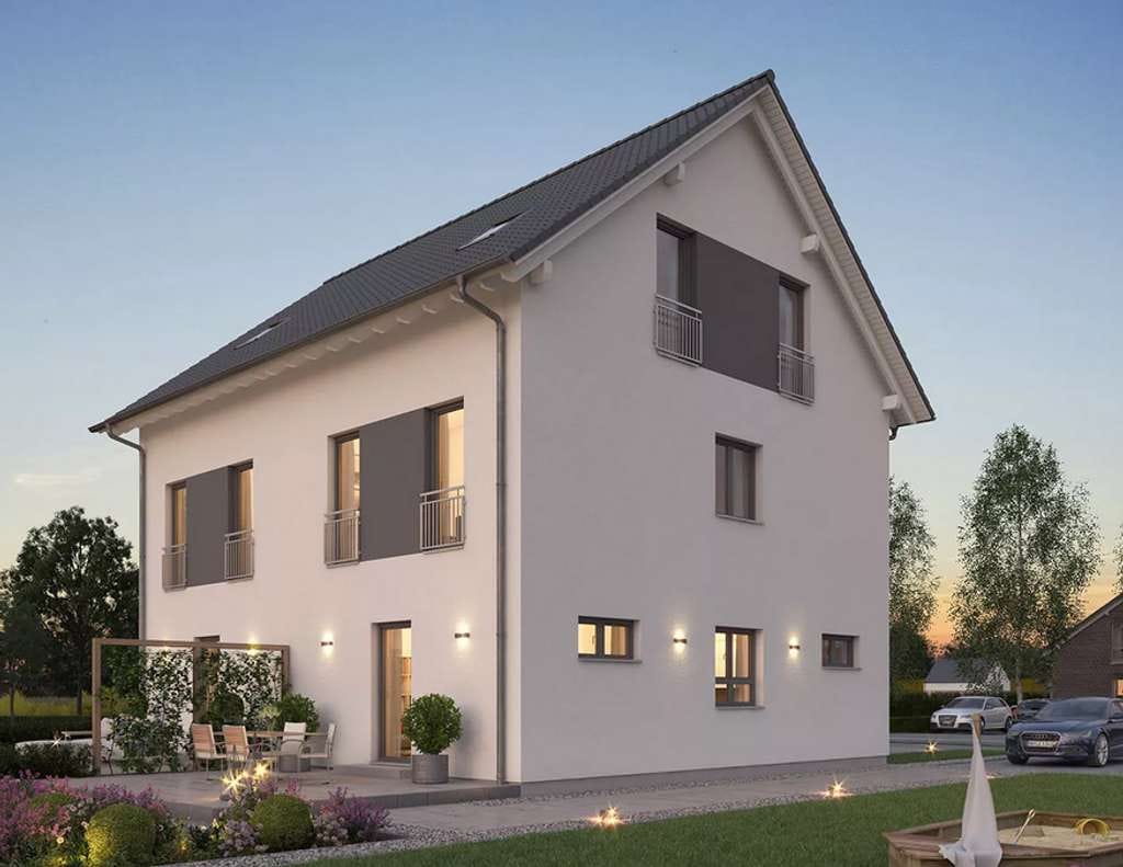 Immobilie in Pöttmes - Neubau von 4 Doppelhaushälften mit Keller in Pöttmes - GRUNDSTÜCK IM PREIS ENTHALTEN - Bild 0
