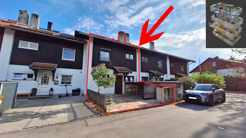 Immobilie in Geretsried - Viel Platz, viel Fläche, viele Möglichkeiten - RMH in exzellenter Lahe - Bild 0
