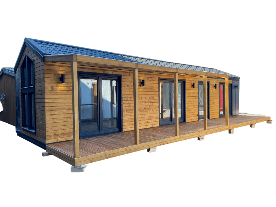 Immobilie in Öhringen - Modulhaus Bungalow Diana 42m² komplett schlüsselfertig EH55 / Lieferung, Montage & Schraubfundament! Tinyhaus Wohnhaus - Bild 0
