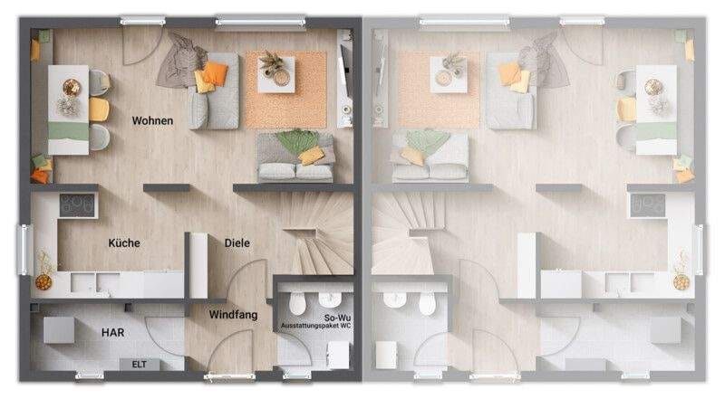 Immobilie in Remptendorf - Eliasbrunn - Doppelhaus FürDich - Bild 1