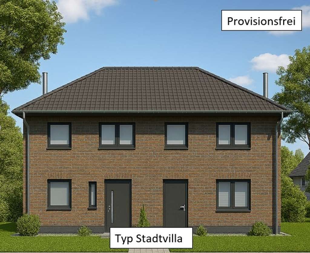 Immobilie in Bevern - Neubau von 4 exklusiven Doppelhaushälften im Stadtvilla Stil - Bild 0