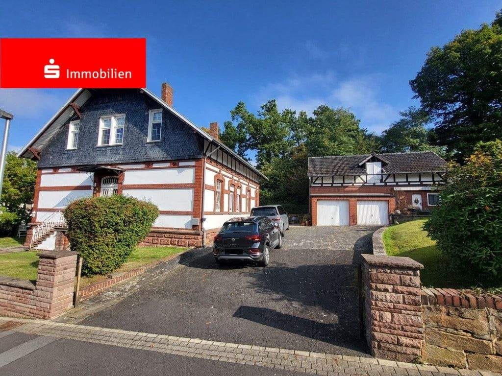 Immobilie in Guxhagen - Ein Zuhause mit Geschichte und Herz! Charmantes Ein- bis Zweifamilienhaus mit Nebengäude. - Bild 0