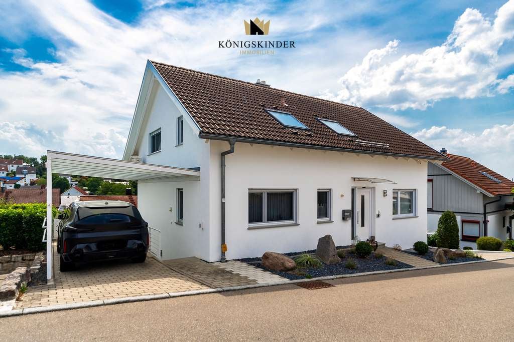 Immobilie in Aichelberg - Exklusives Architektenhaus mit Pool in traumhafter Aussichtslage von Aichelberg - Bild 0