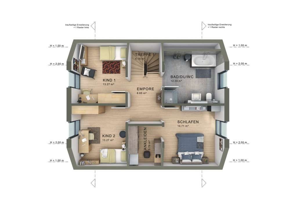 Immobilie in Jettingen-Scheppach - Familienidylle Pur - Modernes Einfamilienhaus in Jettingen-Scheppach! Raus aus der Wohnung - Bild 2