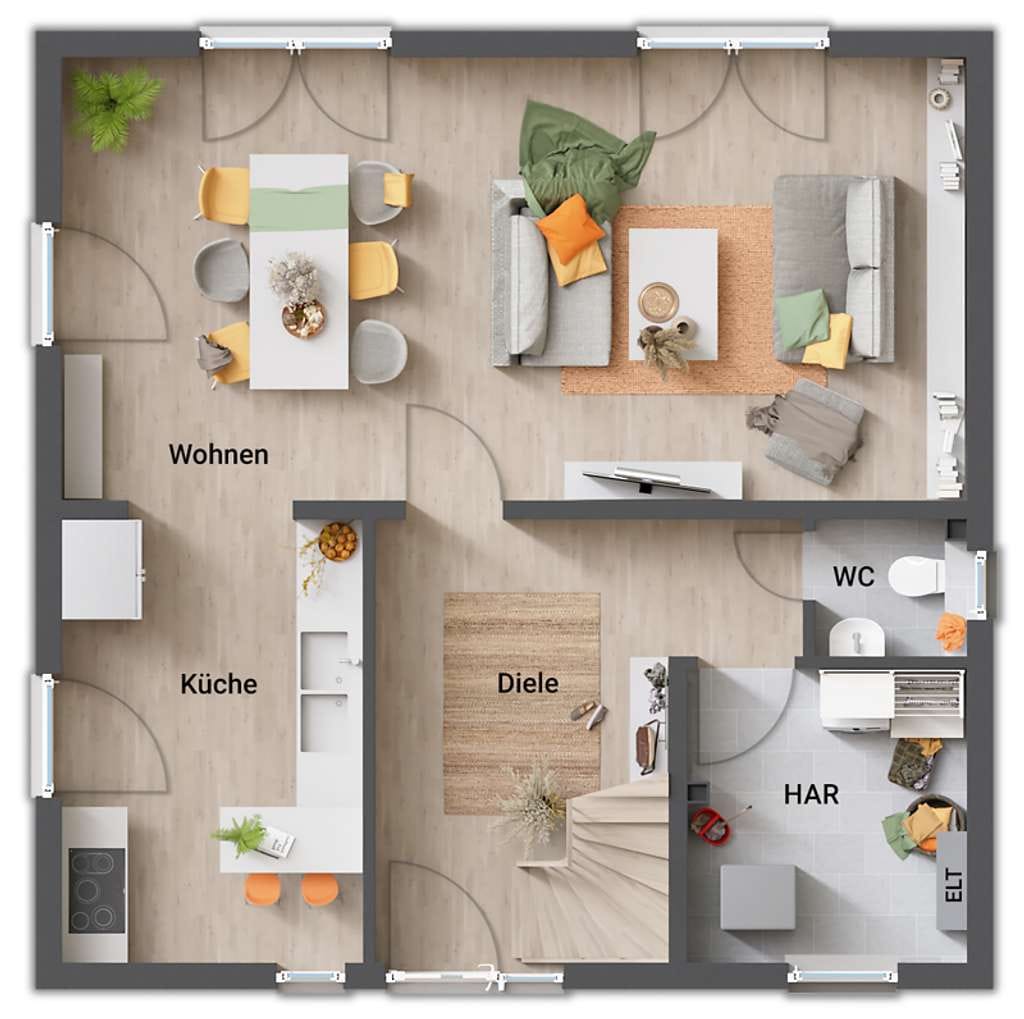 Immobilie in Hardthausen am Kocher - Familienliebling Flair 124 – Neubau in Top-Lage von Gochsen! - Bild 1