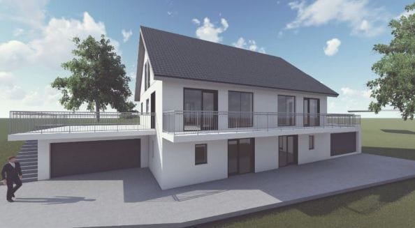 Immobilie in Wörth an der Donau - HS6494 Neubau von zwei Doppelhaushälften in ruhiger Hanglage / Wörth a.d.Donau - Bild 0