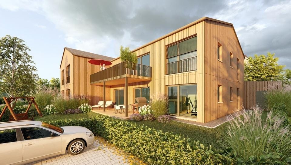 Immobilie in Oettingen i.Bay. - Neubau trifft Nachhaltigkeit - Exklusive Etagenwohnung in Oettingen zu verkaufen! - Bild 0