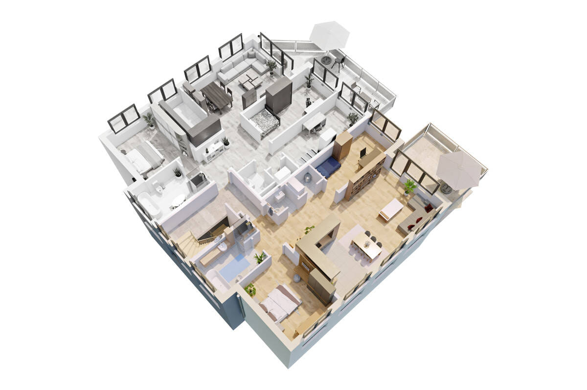 Immobilie in Althütte - Energieeffiziente 3-Zimmer-Etagenwohnung mit Balkon - Bild 1