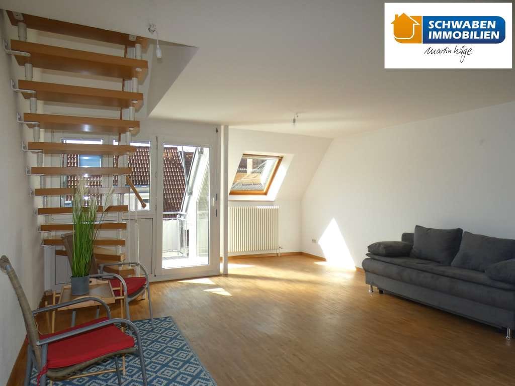 Immobilie in Langenau - ZENTRAL & RUHIG: 3-Zimmer-Maisonettewohnung mit Südbalkon und TG-Stellplatz in Langenau zu verkaufen - Bild 0