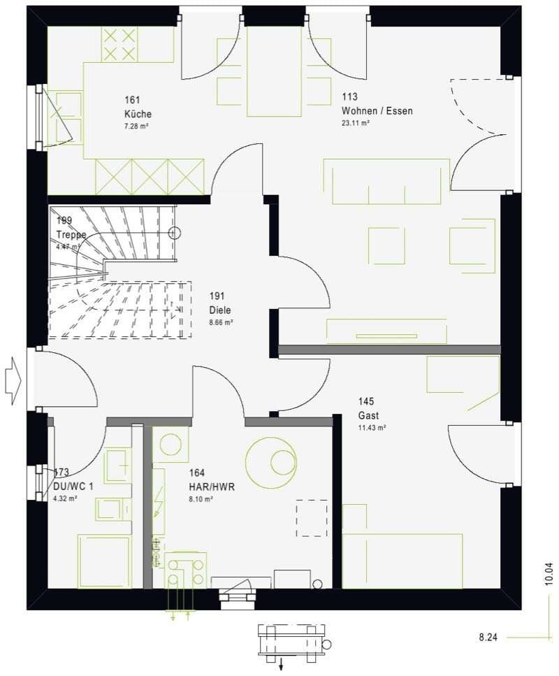 Immobilie in Rödinghausen - Einfamilienhaus in Rödinghausen, nach Maß geplant - Bild 2