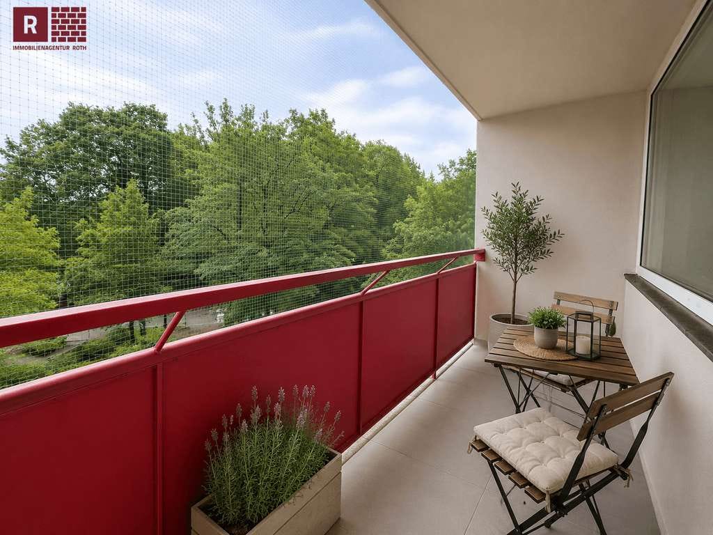 Immobilie in Offenbach am Main - Modernisiertes 1-Zimmer-Apartment mit Loggia, Tiefgarage und gutem Preis-Leistungs-Verhältnis - Bild 3