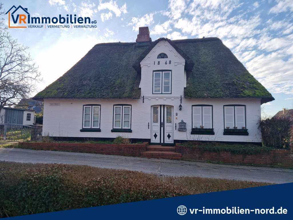 Immobilie in Mildstedt - Charmantes Reetdachhaus in zentraler Lage Mildstedts - Bild 0