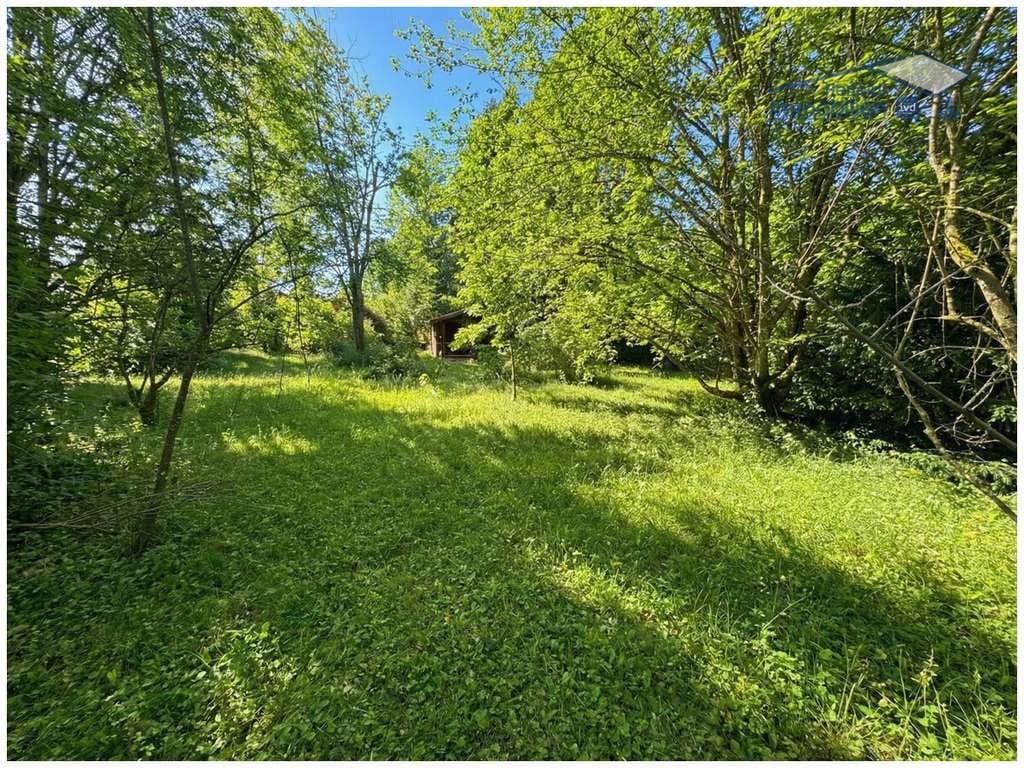 Immobilie in Fuchstal - Idyllisches Freizeitgrundstück mit projektiertem Haus in Lechnähe mit 50 m2 - Wochenendhaus - Bild 1