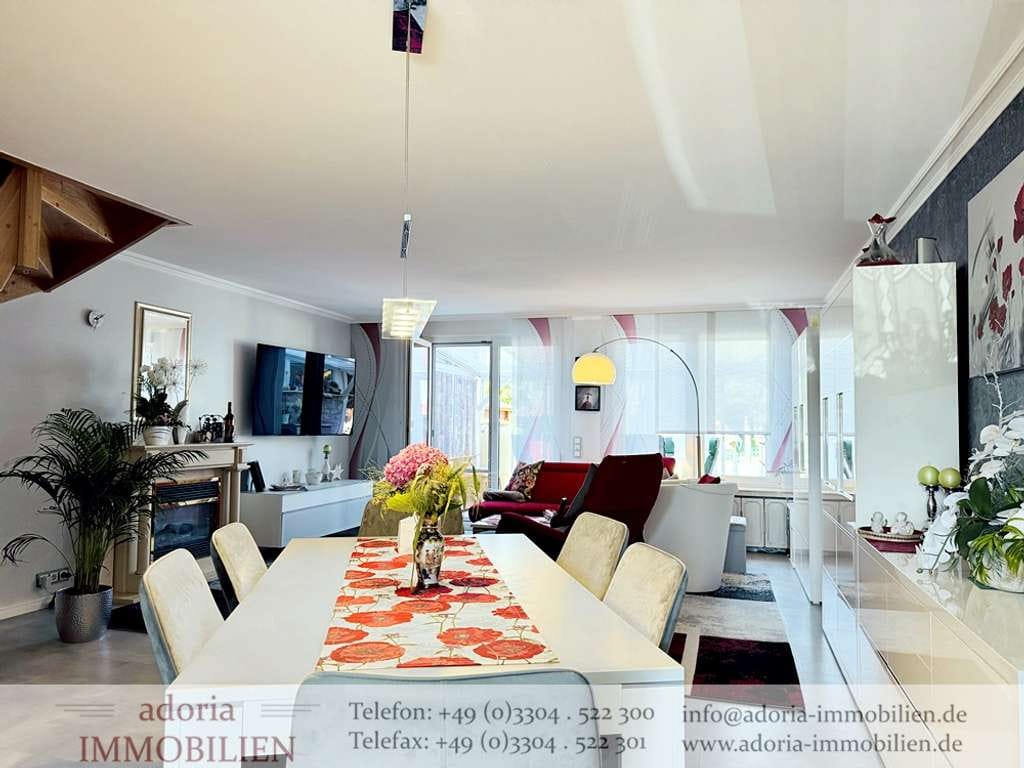 Immobilie in Oberkrämer - Sehr gepflegtes Reihenmittelhaus mit Wintergarten und Ausblick aufs Feld in beliebter Wohnsiedlung - Bild 2