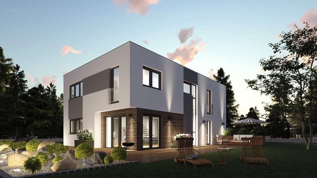 Immobilie in Reisbach - Klares Design, viel Raum: Bauhaus „Berlin“ inkl. Grundstück in Haberskirchen - Bild 0