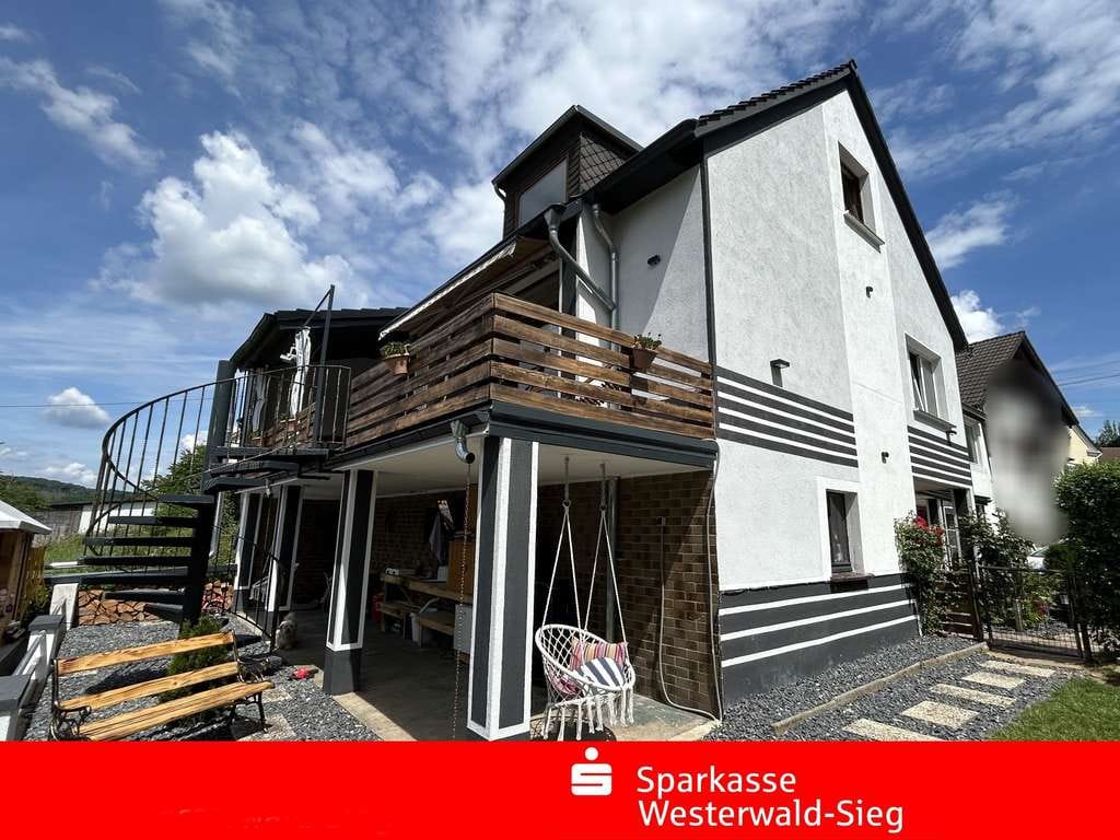 Immobilie in Idelberg - Nähe Altenkirchen, sehr große Doppelhaushälfte (Teileigentum nach WEG) mit Pelletheizung - Bild 0