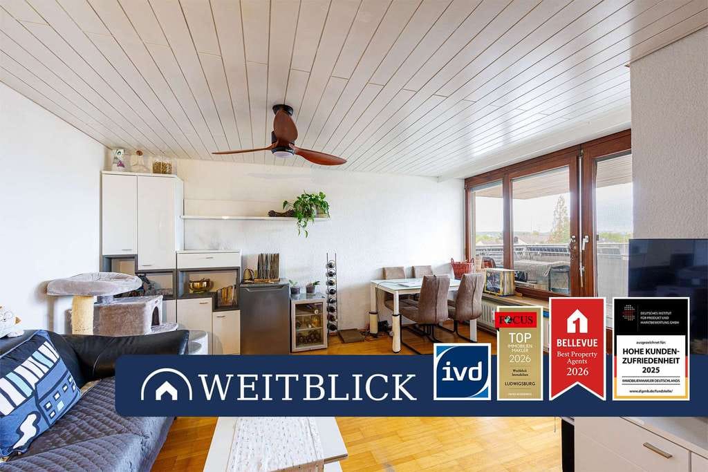 Immobilie in Ludwigsburg - WEITBLICK: Maisonette mit viel Potenzial! - Bild 0