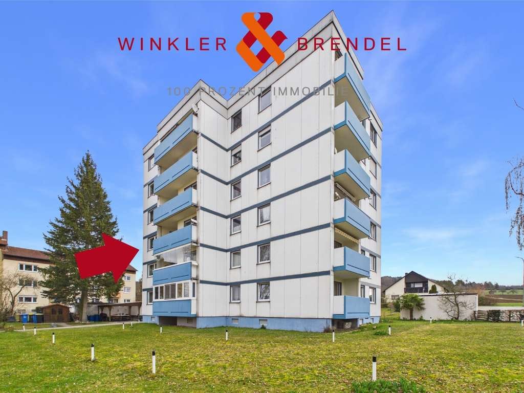 Immobilie in Bindlach - Gut geschnittene 3-Zimmer-Wohnung mit Balkon im 2. OG in Bindlach - Bild 0