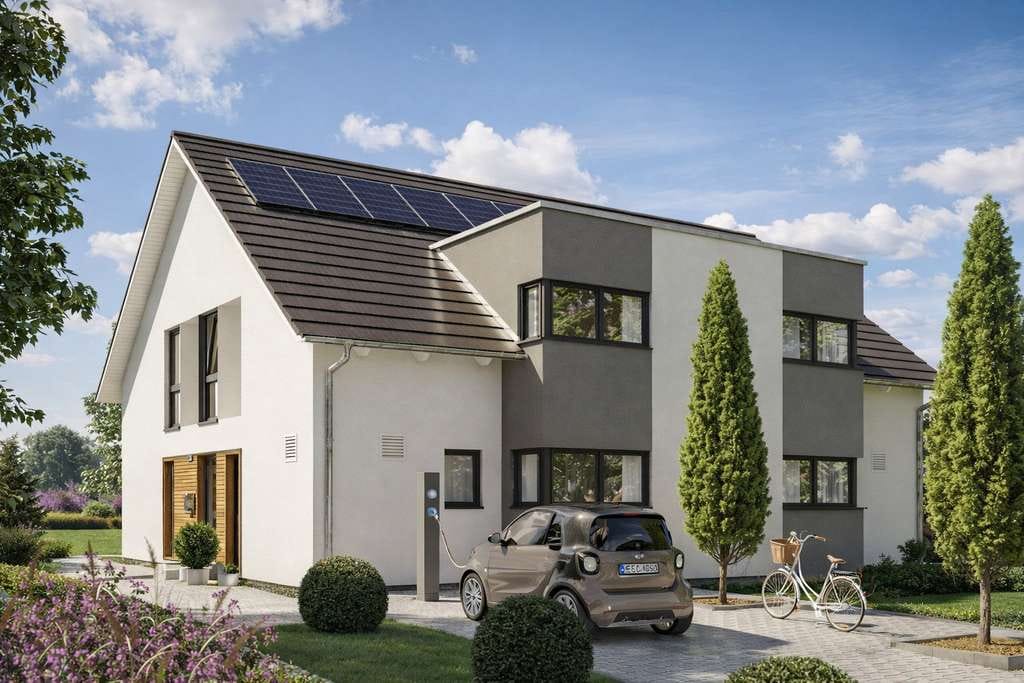 Immobilie in Uehlfeld - Gemeinsam wohnen, individuell leben - stilvolles Doppelhaus zum Wohlfühlen - Bild 0