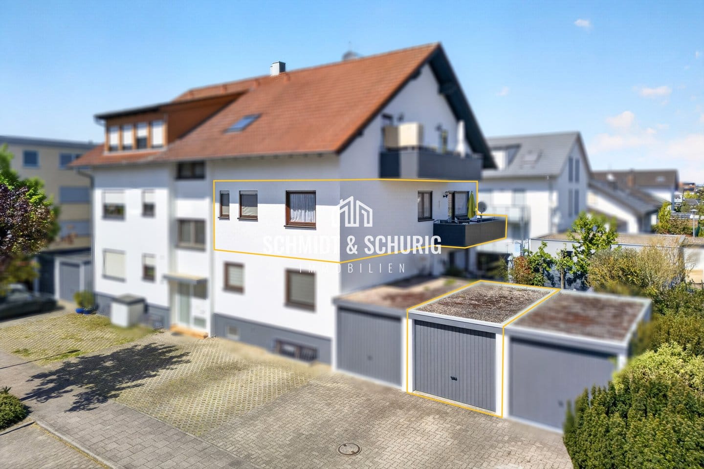 Immobilie in Forst - Freundliche Etagenwohnung mit Balkon, Garage und solider Mieteinnahme - Bild 1