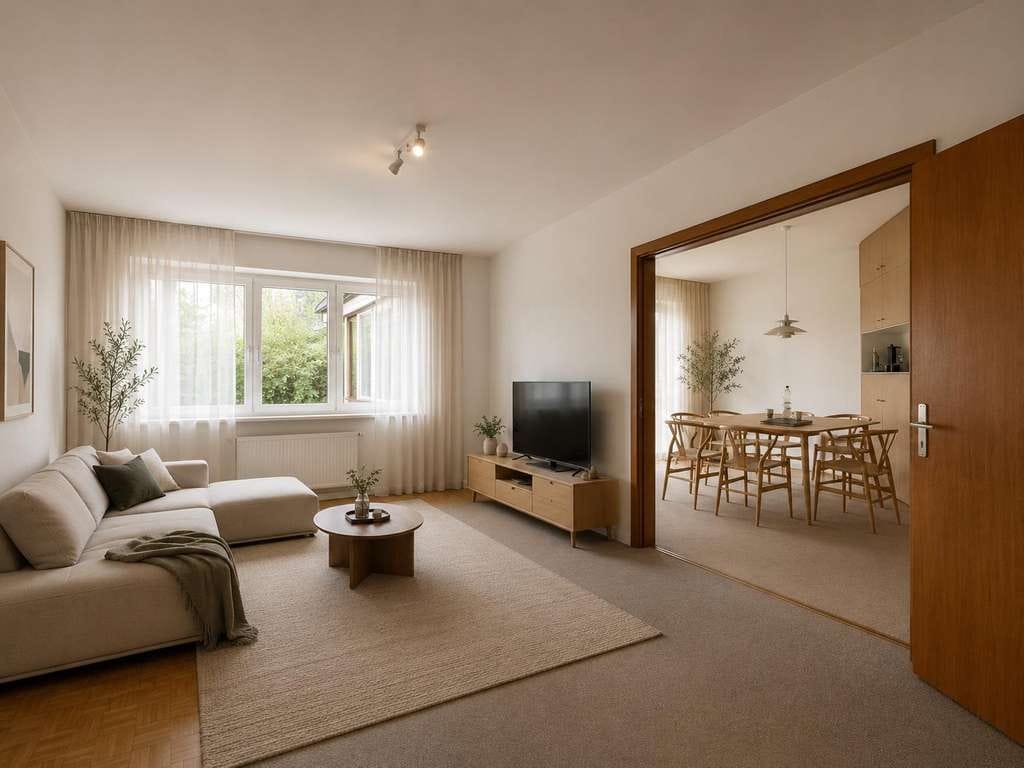 Immobilie in Rheda-Wiedenbrück - Zwischen Feldrand & gewachsener Wohnlage – Familienhaus mit großem Südwestgarten und viel Potenzial - Bild 4
