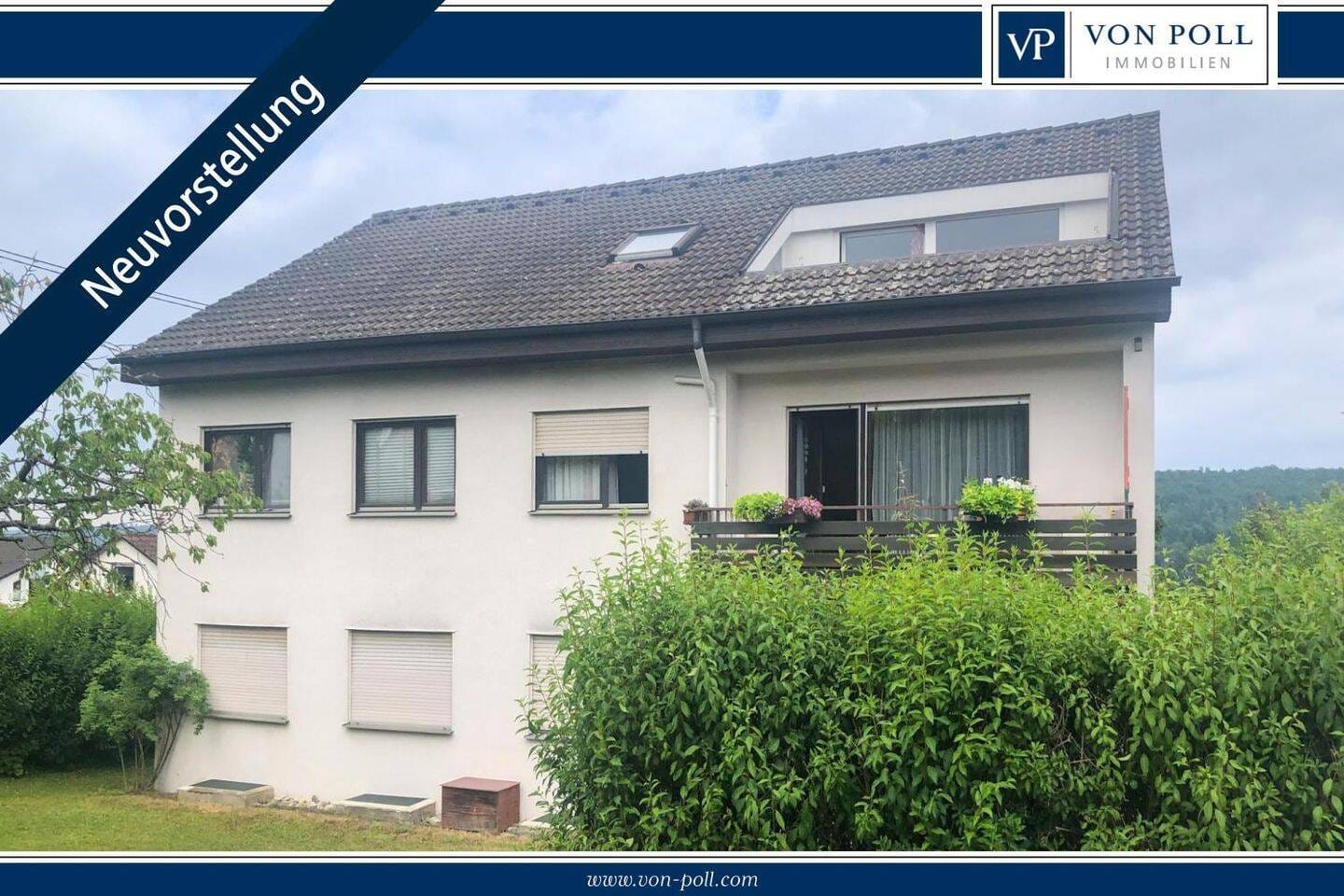 Immobilie in Kirchentellinsfurt - Gepflegte 3-Zimmer-Wohnung mit Balkon und Außenstellplatz in ruhiger Lage - Bild 0