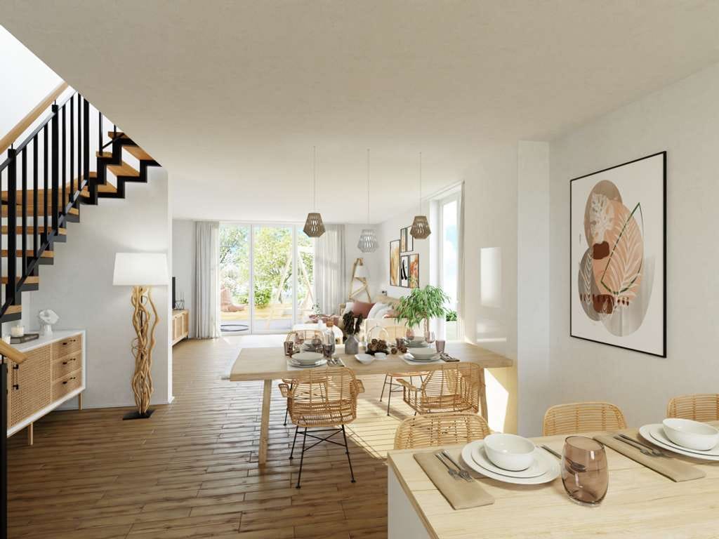 Immobilie in Schlaitdorf - Modernes Reihenmittelhaus im KfW-40-NH-Standard | Ca. 134 m² Wohnfläche in Schlaitdorf - Bild 1
