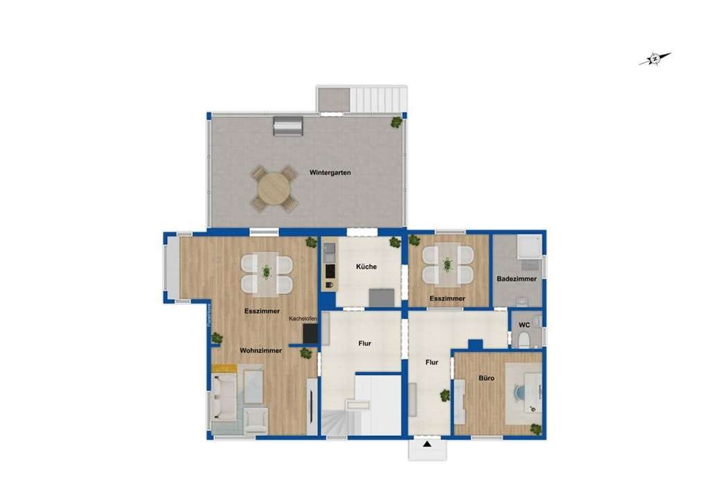 Immobilie in Ochsenhausen - Ihr neues Zuhause im Herzen von Ochsenhausen – stilvolles Stadthaus - Bild 3