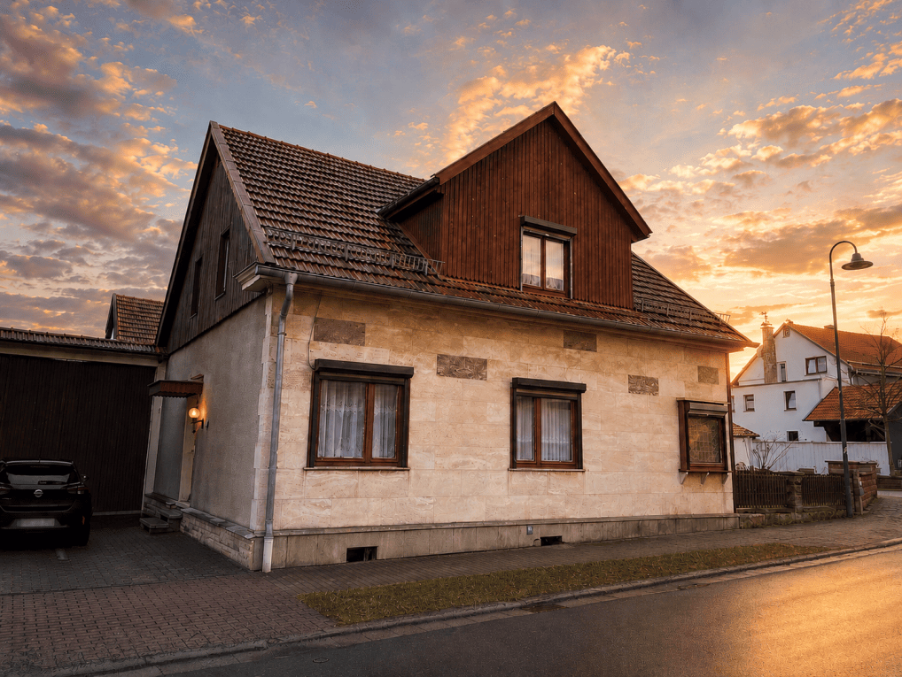 Immobilie in Georgenthal - Zuhause mit Freiraum - Einfamilienhaus inklusive massivem Nebengelass - Bild 0