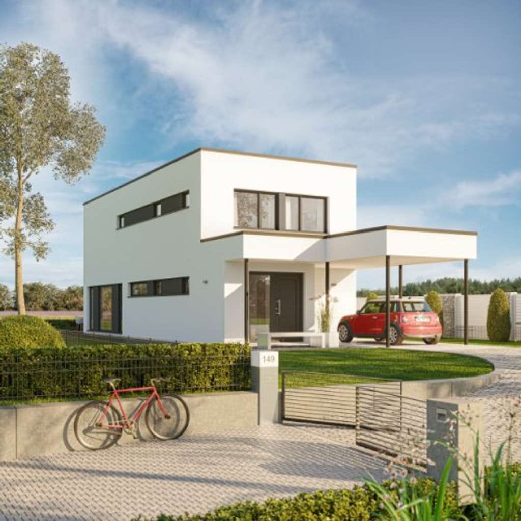 Immobilie in Münster-Sarmsheim - Fällt der Bauplatz kleiner aus? Wir haben die SMARTE LÖSUNG- Moderner Neubau inkl. Baugrundstück+ Fö - Bild 0