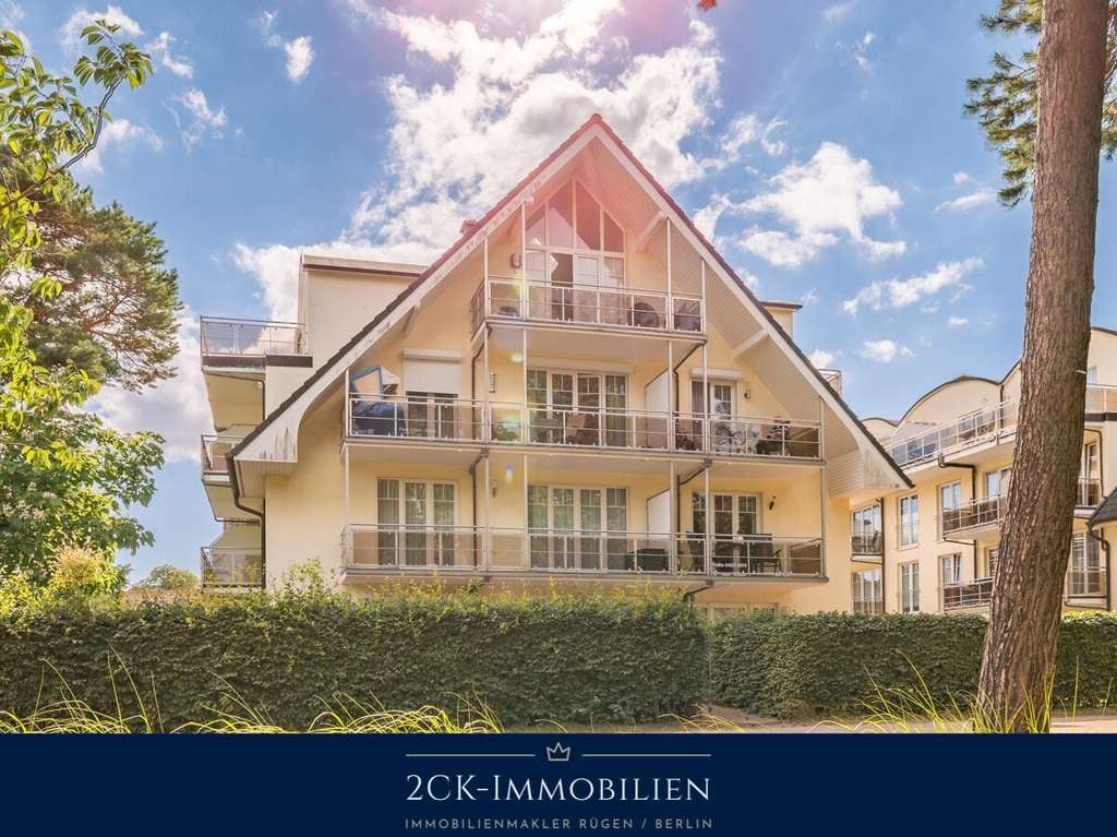 Immobilie in Baabe - 1. Strandreihe in Baabe: Möblierte 2-Zimmer-Ferienwohnung mit Süd-Balkon, Stellplatz & Meerblick! - Bild 2