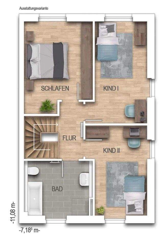 Immobilie in Klein Nordende - Willkommen Zuhause! Doppelhaushälfte mit 120 m² auf einem 380 m² großen Grundstück in 25336 Klein Nordende - Bild 2