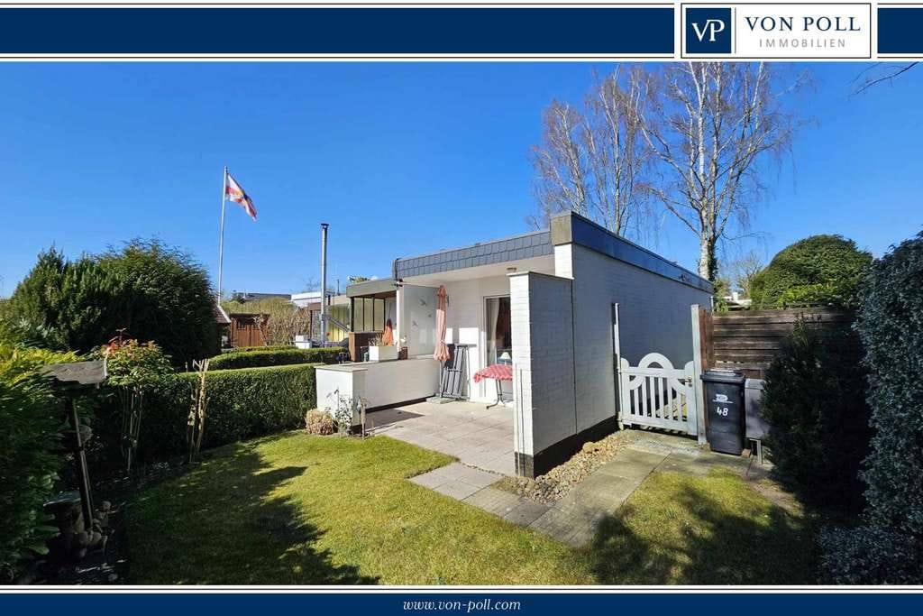 Immobilie in Scharbeutz - VERKAUFT! Möbliertes Wochenendhaus mit Sonnenterrasse am Pönitzer See - Bild 0