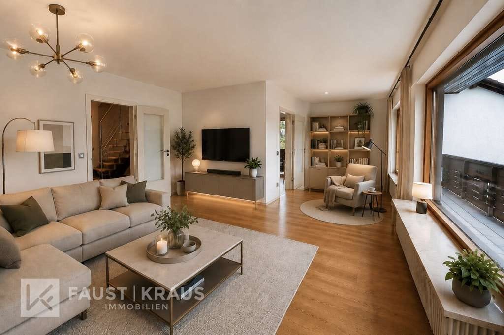 Immobilie in Hösbach - Energieeffizientes Einfamilienhaus mit Einliegerwohnung, Wärmepumpe und PV auf Erbpachtgrundstück - Bild 3