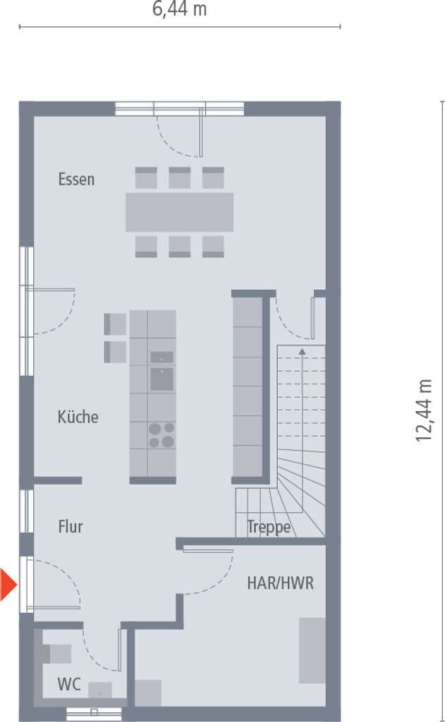 Immobilie in Wernberg-Köblitz - DAS GROSSE DOPPELHAUS FÜR SCHMALE GRUNDSTÜCKE - Bild 1